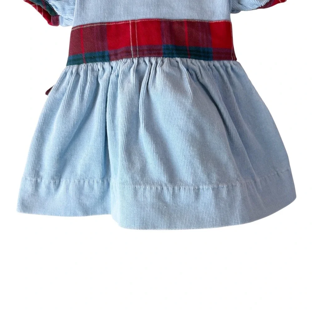 The Beaufort Bonnet Company Cindy Lou Corduroy Sash‎ Dress 6/12M Holiday Easter